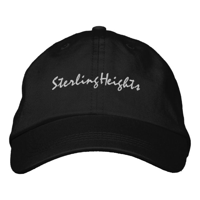 Boné Sterling Heights Michigan Bordera Baseball Hat (Frente)