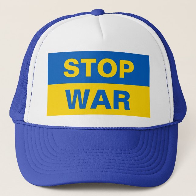 Boné Stop War Ucrânia Ucraniano (Frente)