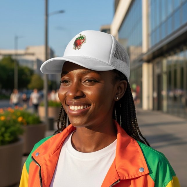 Boné Strawberry Trucker Hat (Criador carregado)