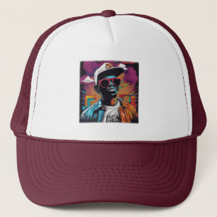 Boné Street graffiti art RAP and Hip Hop - Hip Hop Cap