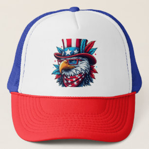 Boné Sublimação da Águia Patriótica Americana-62901