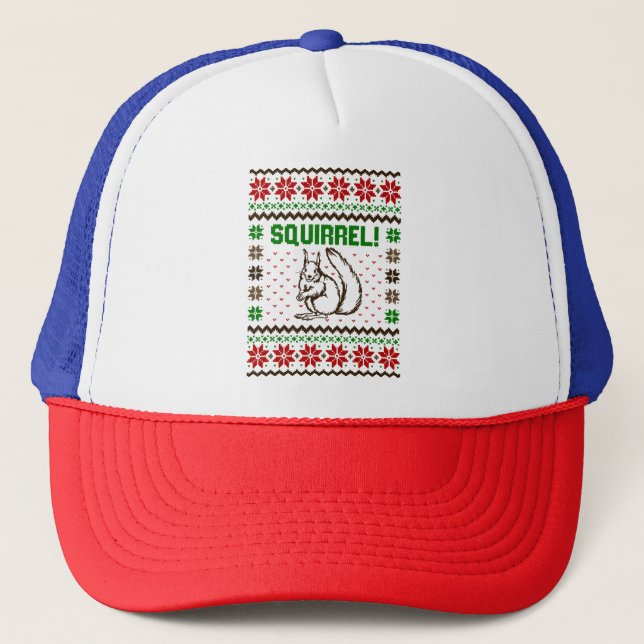 Boné Suéter Feio de Esquilo Atacando a Família Griswold (Frente)