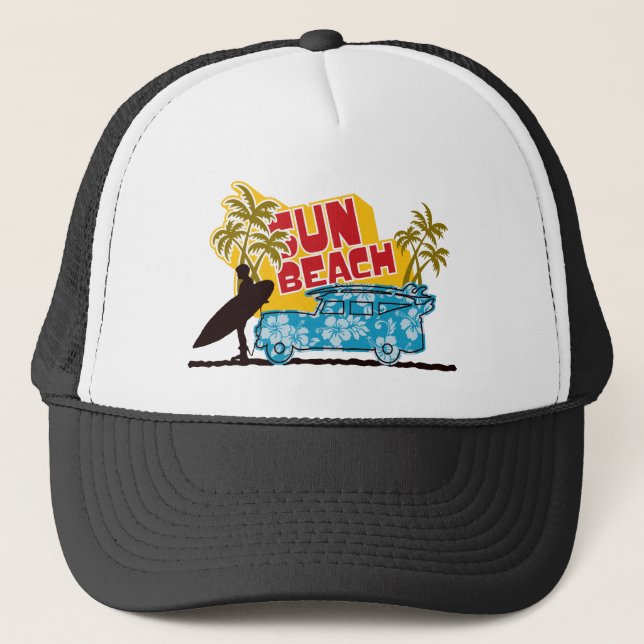 Boné Sun retro & surf (Frente)