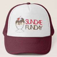 SUNDAE (DOMINGO) Sorvete ENGRAÇADO Foodie Hot Fudg