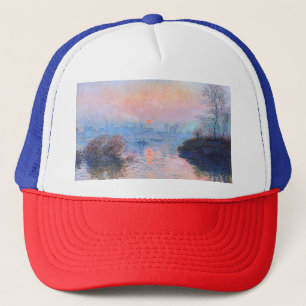 Boné Sunset sobre o Seine Claude Monet