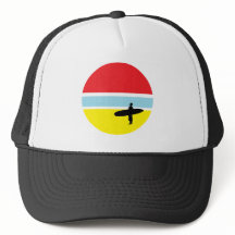 Sunset Surfer Trucker Hat