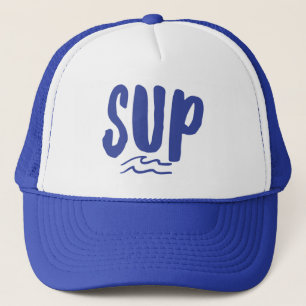 Boné SUP Mantenha-se firme Conselho Wave Blue Trucker H