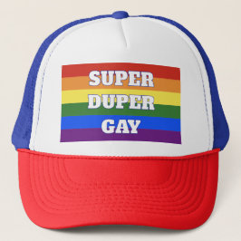 Boné Super Duper Gay Trucker Hat