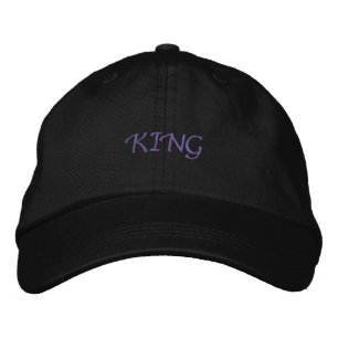 Boné Super Elegante Rei Chapéu Bonito Presente Texto Im
