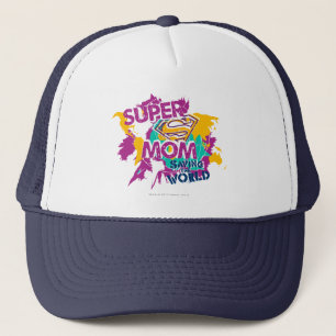 Boné Super Mãe Salvando o Mundo