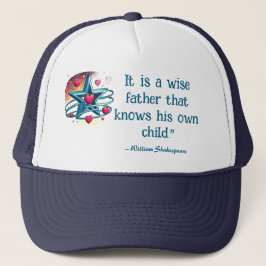 Boné Super Pai - Star & Hearts Trucker Hat