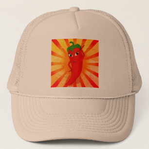 Boné Superstar do Pepper Vermelho Vintage