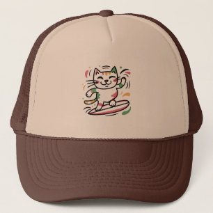 Boné Surf de gatos