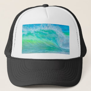 Boné Surf de Onda Blue Ocean Wave Hat