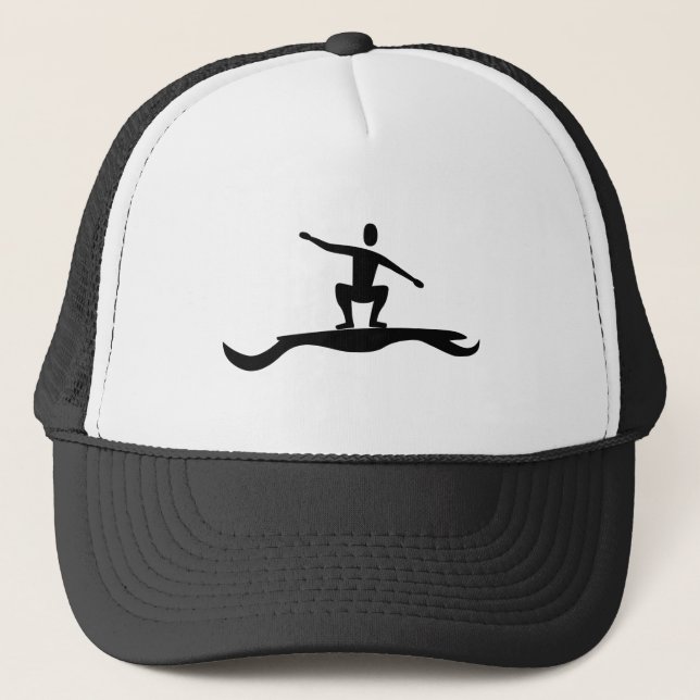 Boné Surf Figure - Preto (Frente)