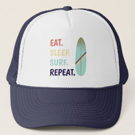 Boné Surfer Azul de Superfície da Placa Retroativa lega
