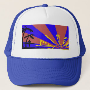 Boné Surfista no pôr-do-sol