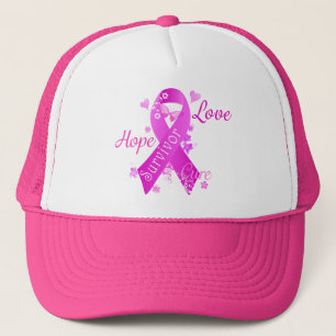 Boné Survivor Love Hope Cure