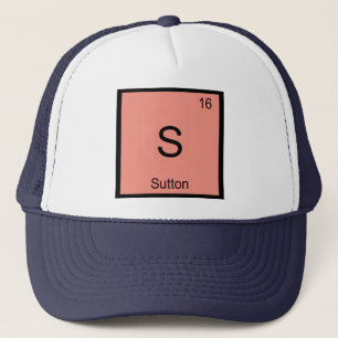 Boné Sutton Nome Química Elemento Tabela Periódica