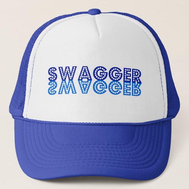Boné Swagger em Azul (Frente)