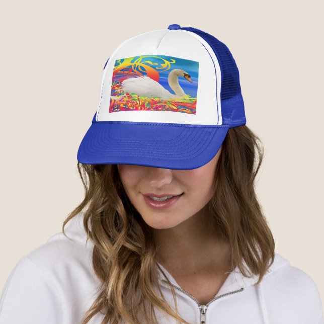 Boné Swan Nest Trucker Hat (In Situ)