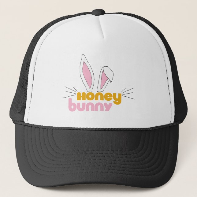 Boné Sweet Happy Hunny Bunny Honey Rabbit Art (Frente)