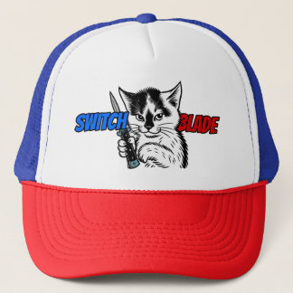 Boné Switchblade Cat Trucker Hat by Phil Elmore