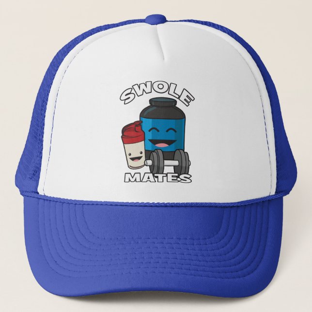 Boné SWOLEMATES Motivação Funcional de Construção de Pr (Frente)