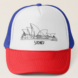 Boné Sydney Opera House Souvenir Austrália