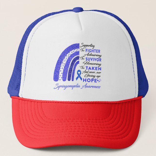 Boné Syringomyelia Warrior Apoiando a Luta (Frente)