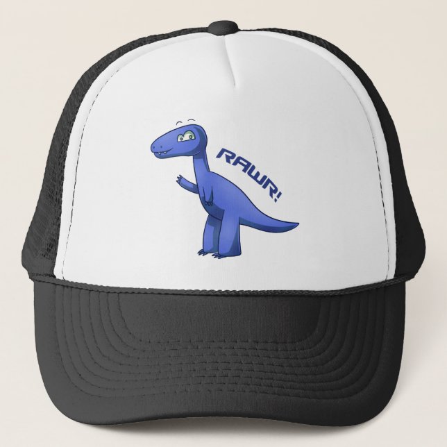 Boné T-Rex azul (Frente)