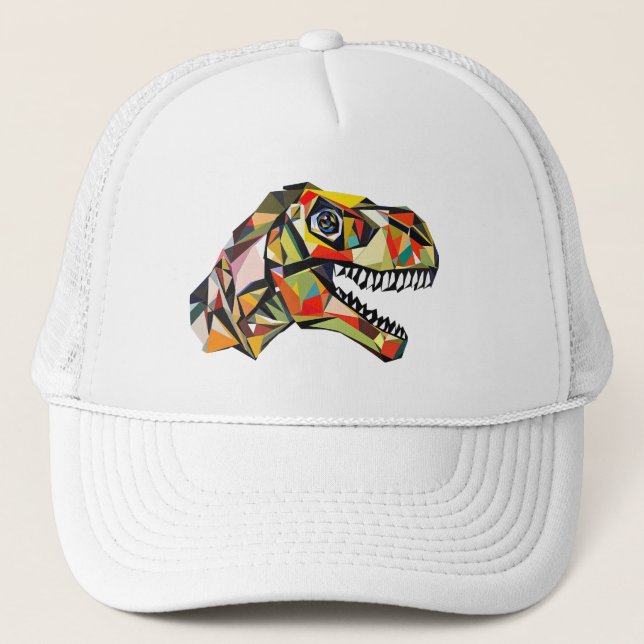 Boné T-Rex multicolore (Frente)
