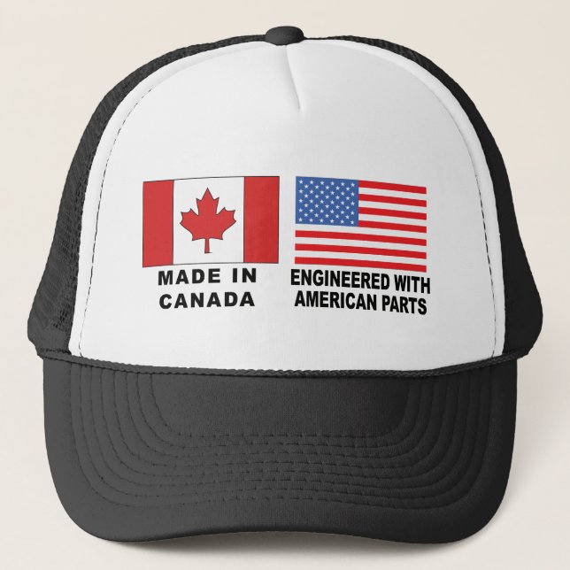 Boné T-shirt americano canadense (Frente)