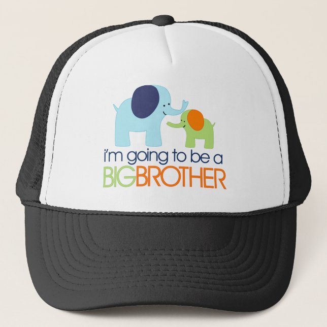 Boné T-shirt do elefante do big brother (Frente)