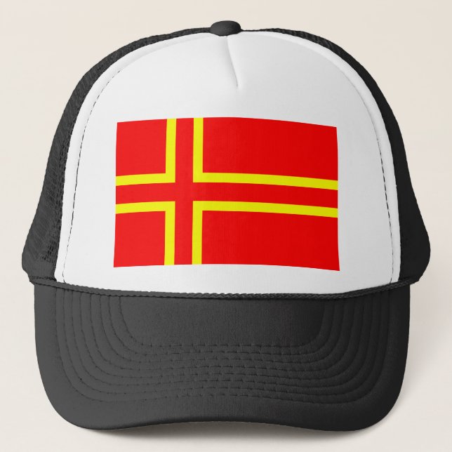 Boné T-shirt normandos da bandeira (Frente)