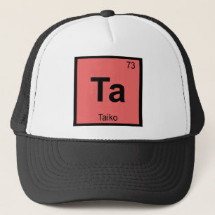 Boné Ta - Símbolo da Tabela Periódica da Química da Mús