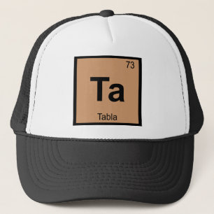 Boné Ta - Tabela Música Química Símbolo da Tabela Perió