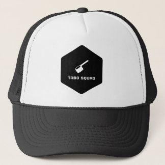 Boné Tabo Squad Trucker Hat (preto e branco)