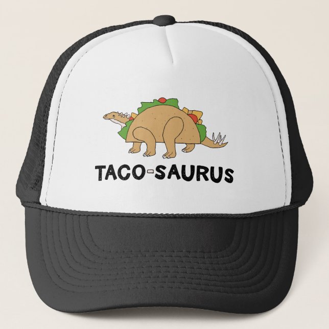Boné Taco Dinossauro Tacossauro Tacossauro Rex Desenhad (Frente)