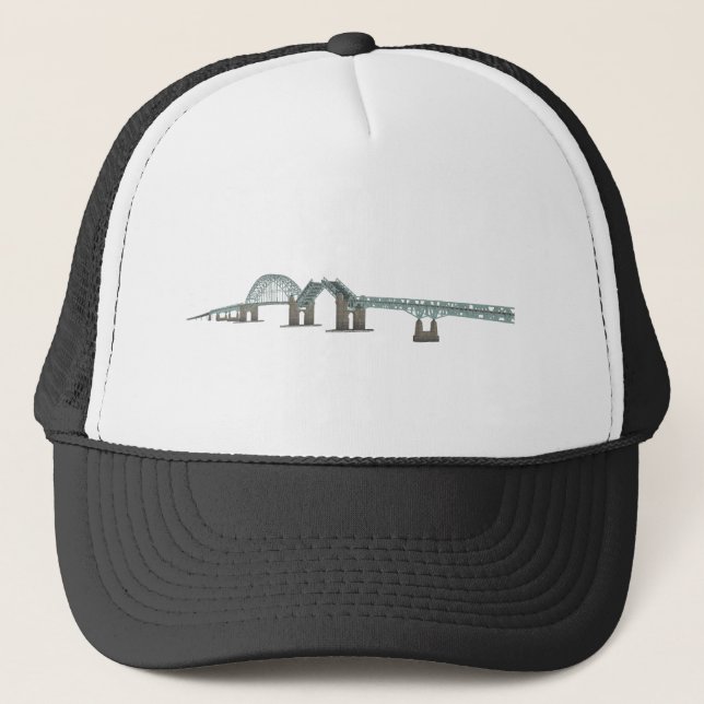 Boné Tacony Palmyra Bridge: Modelo 3D: (Frente)