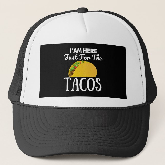 Boné TACOS Iam aqui só para os Tacos (Frente)