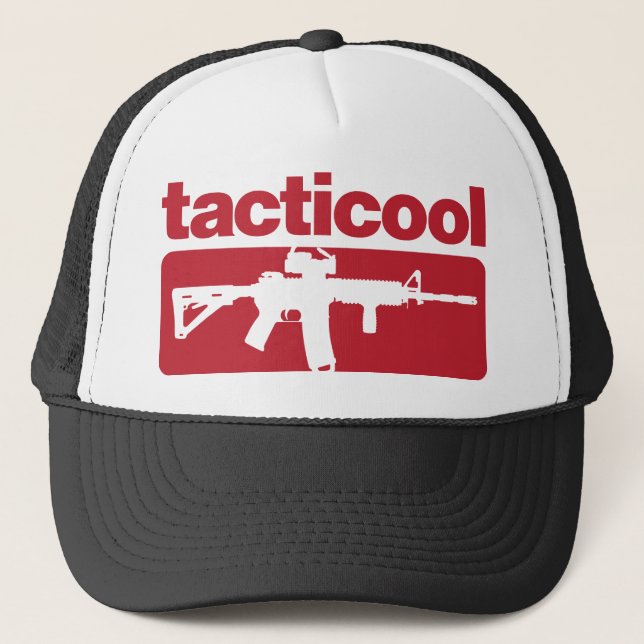 Boné Tacticool - vermelho (Frente)