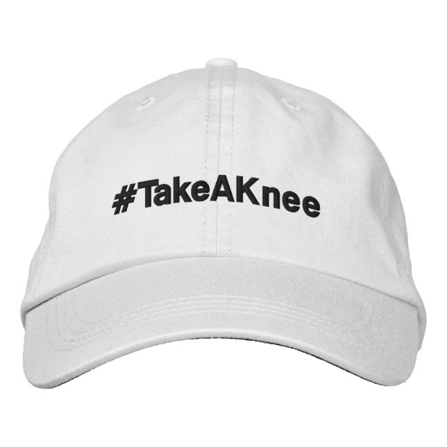 Boné #TakeAKnee, protesto político pacífico (Frente)