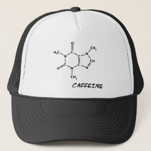 Boné Tampa da Molécula de Cafeína