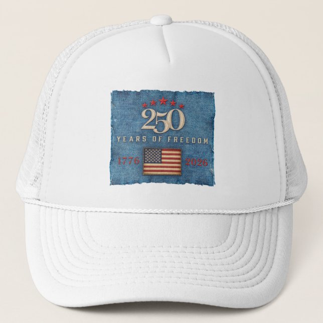 Boné Tampa de 250 Anos de Liberdade (Frente)