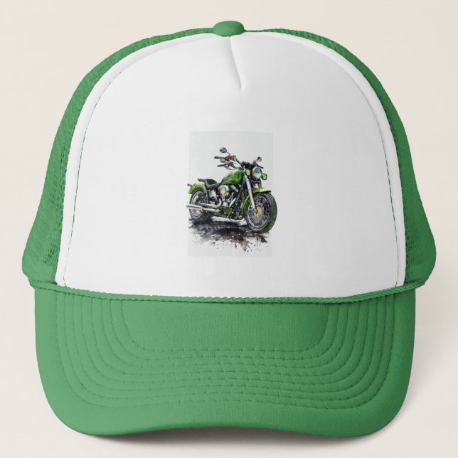 Boné Tampa de Moto - Nascido para Pilotar (Frente)
