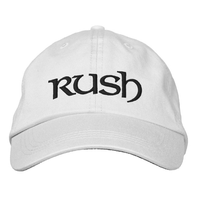 Boné Tampa de rush para a nova fonte/cor DIY gregos (Frente)