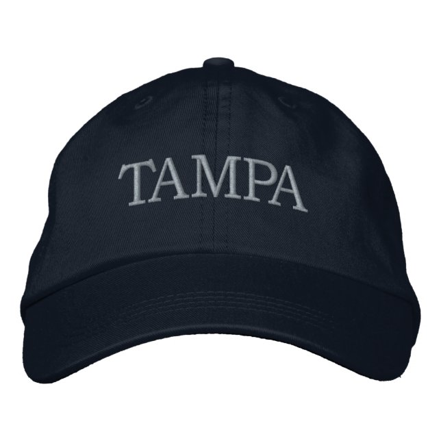 Boné Tampa Florida Boriderou Chapéu Baseball (Frente)