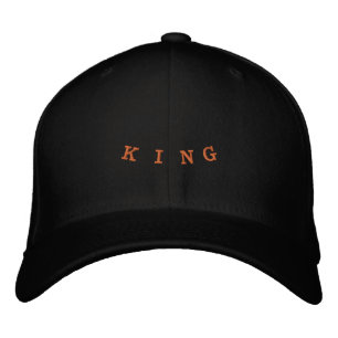 Boné Tampa Personalizada Rei Texto 777 Número Impresso 