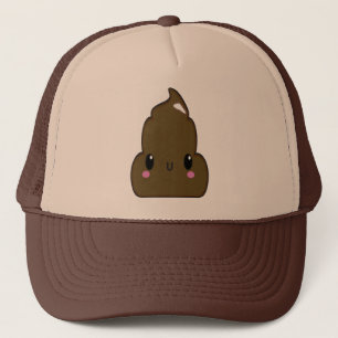 Boné Tan e Brown Poo Hat